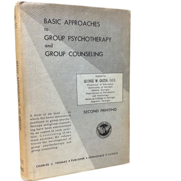 Basic Approaches To Group Psychotherapy And Counseling By Gazda Second Printing - Picture 6 of 7